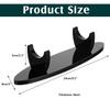 WANLIAN Lightsaber Display Stand Acrylic Light Saber Desktop Display Stand Lightsaber Holder Showcase Decoration (Oval Black 1pack) view 2