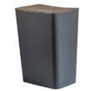 DFDFSFG Trash Can Slim Plastic Trash Can,Garbage Can with Press Top Lid, Rectangular Modern Garbage Bin for Bathroom,Living Room and Kitchen Wastebasket (Color : Large-Black) view 1