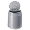 DFDFSFG Trash Can Plastic Trash Can with Lid,Push Button Garbage Can Silent and Gentle Open,Close, Creative Coke Garbage Bin for Kitchen,Office Wastebasket (Color : Medium-Gray) view 1