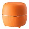DFDFSFG Trash Can Plastic Mini Trash Can,Garbage can Dispenser for Bathroom Vanity, Desktop, Makeup Sponges, Tissues,Garbage bin with lid Wastebasket (Color : Orange) view 1