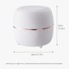 DFDFSFG Trash Can Plastic Mini Trash Can,Garbage can Dispenser for Bathroom Vanity, Desktop, Makeup Sponges, Tissues,Garbage bin with lid Wastebasket (Color : Orange) view 2