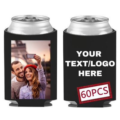 Custom Can Cooler Personalized Can Beer Sleeves Bulk With Photo Logo for Wedding Favors Party