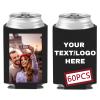 Custom Can Cooler Personalized Can Beer Sleeves Bulk With Photo Logo for Wedding Favors Party view 1