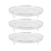 Air Fryer Dehydrator Racks, 3Pcs Air Fryer Dehydrator Racks Stackable Food Grade Stainless Steel Fruit Meat Dehydration Air Fryer Rack for Air Fryer view 1