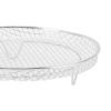 Air Fryer Dehydrator Racks, 3Pcs Air Fryer Dehydrator Racks Stackable Food Grade Stainless Steel Fruit Meat Dehydration Air Fryer Rack for Air Fryer view 3