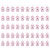 50Pcs Feeder Style Candy Bottle for Baby Shower, Mini Party Favors Fillable Candy Gift Box for Boy Girl Newborn Infant Baptism Christening Birthday Party Decoration(Pink) view 1
