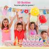 50Pcs Feeder Style Candy Bottle for Baby Shower, Mini Party Favors Fillable Candy Gift Box for Boy Girl Newborn Infant Baptism Christening Birthday Party Decoration(Pink) view 2