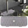 Silicone Sink Faucet Mat Faucet Drip Catcher Silicone Bathroom Faucet Water Catcher Mat Drip Protector Splash Countertop Sink Draining Pad for Kitchen Sink (Color : Gray) view 1