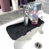 Silicone Sink Faucet Mat Faucet Drip Catcher Silicone Bathroom Faucet Water Catcher Mat Drip Protector Splash Countertop Sink Draining Pad for Kitchen Sink (Color : Gray) view 3