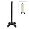 Industrial Vertical Tube Paper Towel Holder, Kitchen Paper Towel Holder Countertop for Kitchen and Bathroom, Easy to Tear Roll,Black view 3