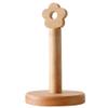 1Pc Creative Solid Wood Kitchen Roll Paper Holder Vertical Bathroom Living Room Napkin Stand Tissue Storage Rack,21cm view 1