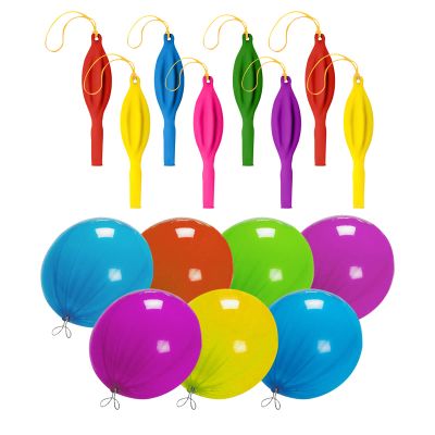 12Pcs Punch Balloons, Xloey 18 Inches Punching Balloons, Assorted Color Neon Punch Balloon Party Favors For Kids, Party, Wedding, Daily Games, Fun Balloons(12)