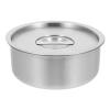 Cabilock Stainless Steel Baby Food Bowl with Lid 4.72 Inch Portable Steamed Egg Soup Container Supplementary Feeding Bowl for Home Cooking Picnic and Camping view 1