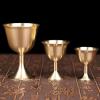 Bluelans Stainless Steel Copper Gold Wine Glasses Shatterproof Unbreakable Cocktail Glasses Party Wine Cup for Red or White Wine Gold M view 3