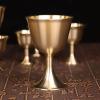 Bluelans Stainless Steel Copper Gold Wine Glasses Shatterproof Unbreakable Cocktail Glasses Party Wine Cup for Red or White Wine Gold M view 4