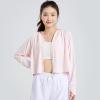 Sun Protection Hiking Clothing, Ice Silk Breathable, Shawl Sun Protection Clothing, Pink, XL,UPF 107 Sun Jacket view 1