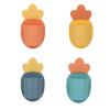 4pcs Wall Mounted Toothbrush Holder, Bathroom Storage Holder Rack Wall Mounted Hanging Storage Box for Home Use view 2