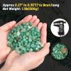 1.1lb Natural Crushed Green Aventurine Quartz Crystal Tumbled Chips-Green Aventurine Healing Crystals Chips Bulk, Crushed Crystal Gemstones for Crafts, Beautiful Package for Gift view 3