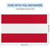 Adugen Origei Print Beach Towels Austria Flag Double-Faced Pile Large Beach Towel Towels Used for Beach,Swimming Pool,Travel,Bathroom Etc view 2
