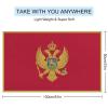 Adugen Origei Swimmers Beach Towels Absorbent Travel Towels Montenegro Flag Quick Fast Dry Lightweight Sand Free Bath Towels view 2
