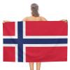 Adugen Origei Quick Dry Towel Pool Travel Best Towel Norway Flag Large Pool Towels for Adults Mens Dad Girl Girls view 1