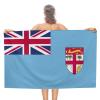 Adugen Origei Quick Dry Towel Pool Travel Best Towel Fiji Flag Large Pool Towels for Adults Mens Dad Girl Girls view 1