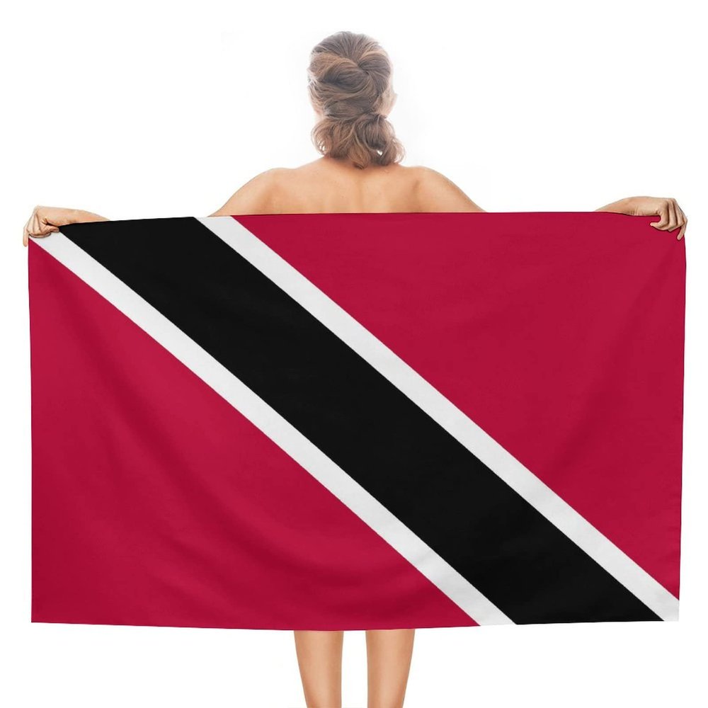 Adugen Origei Quick Dry Towel Pool Travel Best Towel Trinidad and Tobago Flag Large Pool Towels for Adults Mens Dad Girl Girls