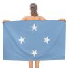Adugen Origei Quick Dry Towel Pool Travel Best Towel Micronesia,Federated States Flag Large Pool Towels for Adults Mens Dad Girl Girls view 1