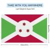 Adugen Origei Print Beach Towels Burundi Flag Double-Faced Pile Large Beach Towel Towels Used for Beach,Swimming Pool,Travel,Bathroom Etc view 2