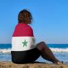 Adugen Origei Swimmers Beach Towels Absorbent Travel Towels Syria Flag Quick Fast Dry Lightweight Sand Free Bath Towels view 4