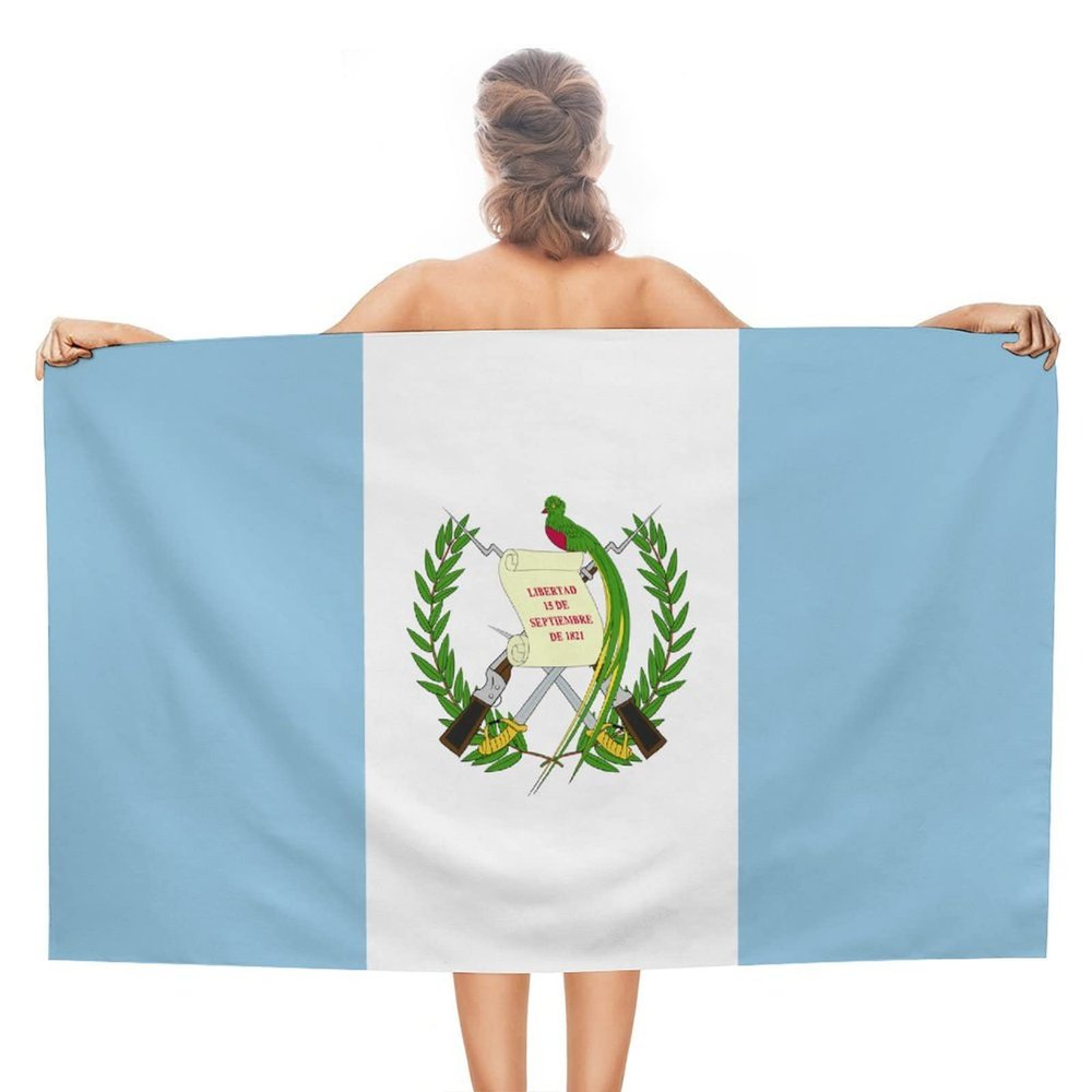 Adugen Origei Quick Dry Towel Pool Travel Best Towel Guatemala Flag Large Pool Towels for Adults Mens Dad Girl Girls
