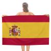 Adugen Origei Print Beach Towels Spain Flag Double-Faced Pile Large Beach Towel Towels Used for Beach,Swimming Pool,Travel,Bathroom Etc view 1