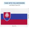 Adugen Origei Quick Dry Towel Pool Travel Best Towel Slovakia Flag Large Pool Towels for Adults Mens Dad Girl Girls view 2