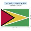 Adugen Origei Print Beach Towels Guyana Flag Double-Faced Pile Large Beach Towel Towels Used for Beach,Swimming Pool,Travel,Bathroom Etc view 2