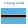 Adugen Origei Print Beach Towels Botswana Flag Double-Faced Pile Large Beach Towel Towels Used for Beach,Swimming Pool,Travel,Bathroom Etc view 2
