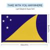 Adugen Origei Print Beach Towels Tokelau Flag Double-Faced Pile Large Beach Towel Towels Used for Beach,Swimming Pool,Travel,Bathroom Etc view 2