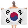 Adugen Origei Swimmers Beach Towels Absorbent Travel Towels Korean Flag Quick Fast Dry Lightweight Sand Free Bath Towels view 1