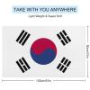 Adugen Origei Swimmers Beach Towels Absorbent Travel Towels Korean Flag Quick Fast Dry Lightweight Sand Free Bath Towels view 2