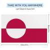 Adugen Origei Quick Dry Towel Pool Travel Best Towel Greenland Flag Large Pool Towels for Adults Mens Dad Girl Girls view 2