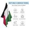 Adugen Origei Swimmers Beach Towels Absorbent Travel Towels Palestine Flag Quick Fast Dry Lightweight Sand Free Bath Towels view 3
