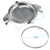 PAMISO Extra Large Empanada Maker - 7 inch Seal with Dough Cutter Circle, Stainless Steel Press, Pastry Tools, Pocket Pie Maker view 2