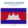 Adugen Origei Quick Dry Towel Pool Travel Best Towel Cambodia Flag Large Pool Towels for Adults Mens Dad Girl Girls view 2