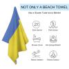 Adugen Origei Print Beach Towels Ukraine Flag Double-Faced Pile Large Beach Towel Towels Used for Beach,Swimming Pool,Travel,Bathroom Etc view 3