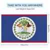 Adugen Origei Swimmers Beach Towels Absorbent Travel Towels Belize Flag Quick Fast Dry Lightweight Sand Free Bath Towels view 2