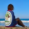 Adugen Origei Swimmers Beach Towels Absorbent Travel Towels Belize Flag Quick Fast Dry Lightweight Sand Free Bath Towels view 4