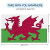 Adugen Origei Print Beach Towels Wales Flag Double-Faced Pile Large Beach Towel Towels Used for Beach,Swimming Pool,Travel,Bathroom Etc view 2