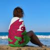 Adugen Origei Print Beach Towels Wales Flag Double-Faced Pile Large Beach Towel Towels Used for Beach,Swimming Pool,Travel,Bathroom Etc view 4