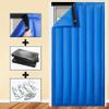 Home Thermal Insulated Door Curtain, Winter Thicken Cotton Heavy Duty PU Soundproof Sheet, Windproof Waterproof Cold Protection Blanket Living Room Doorway view 2