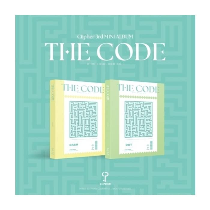 Ciipher THE CODE 3rd Mini Album CD+Photobook+Photocard+Lenticular+Message card+NFT manual+Postcard+Tracking Sealed (SET(DASH+DOT))
