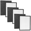 FCFMY 3 Sets H13 True HEPA Replacement Filter, Compatible with Alexapure Breeze AP-B102 and 3049, Including 3 HEPA Filter and 3 Activated Carbon Filter view 1